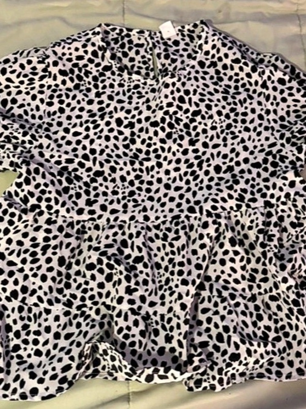 SHEIN Girls Animal Print blouse Size 11-12Y Like New